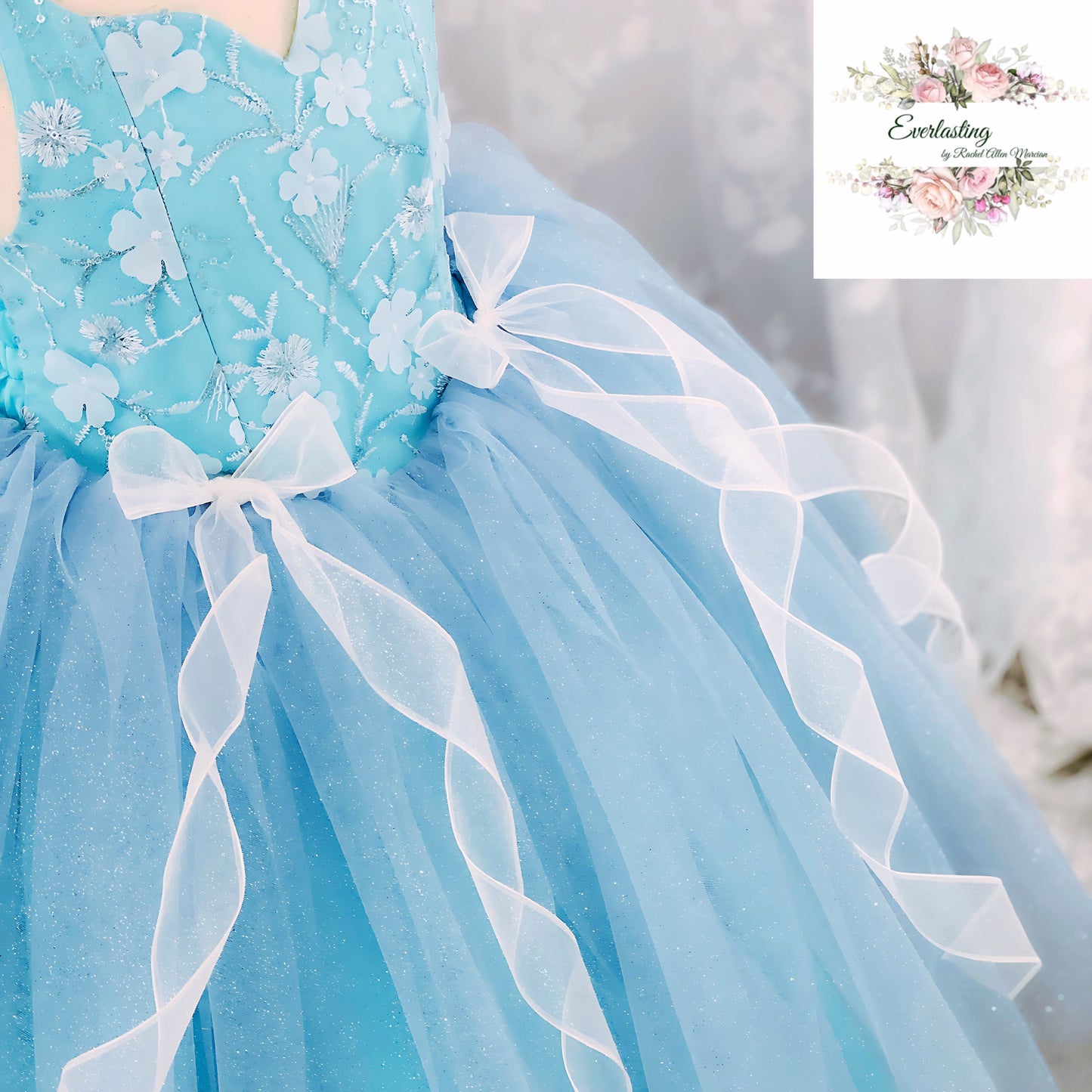 Evansiana gown and accessories
