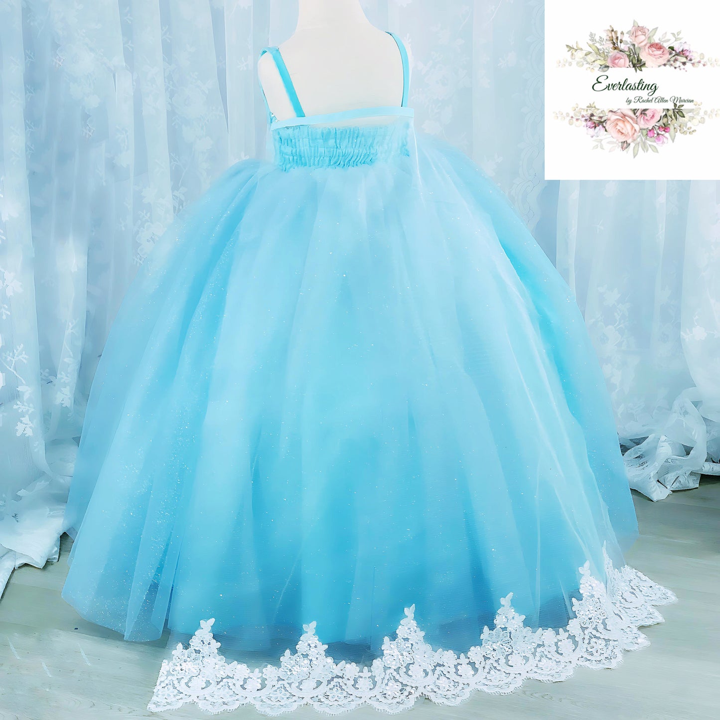 Evansiana gown and accessories